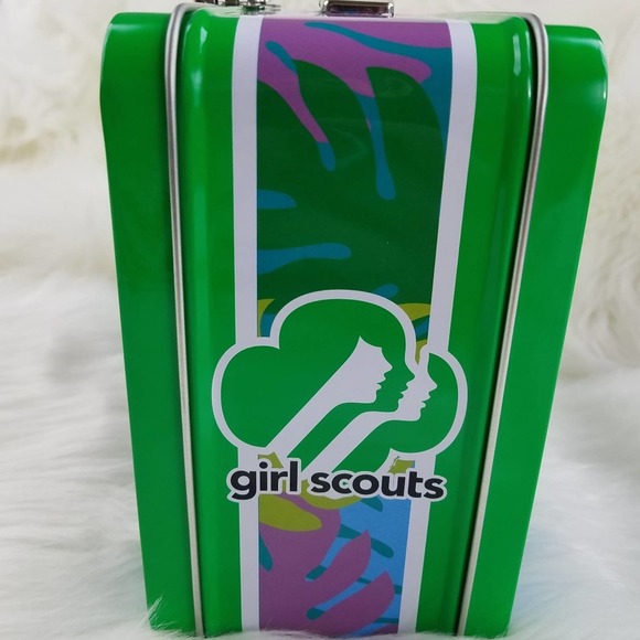 Rare Girl Scout Thin Mint Tin LunchBox os - Picture 6 of 7